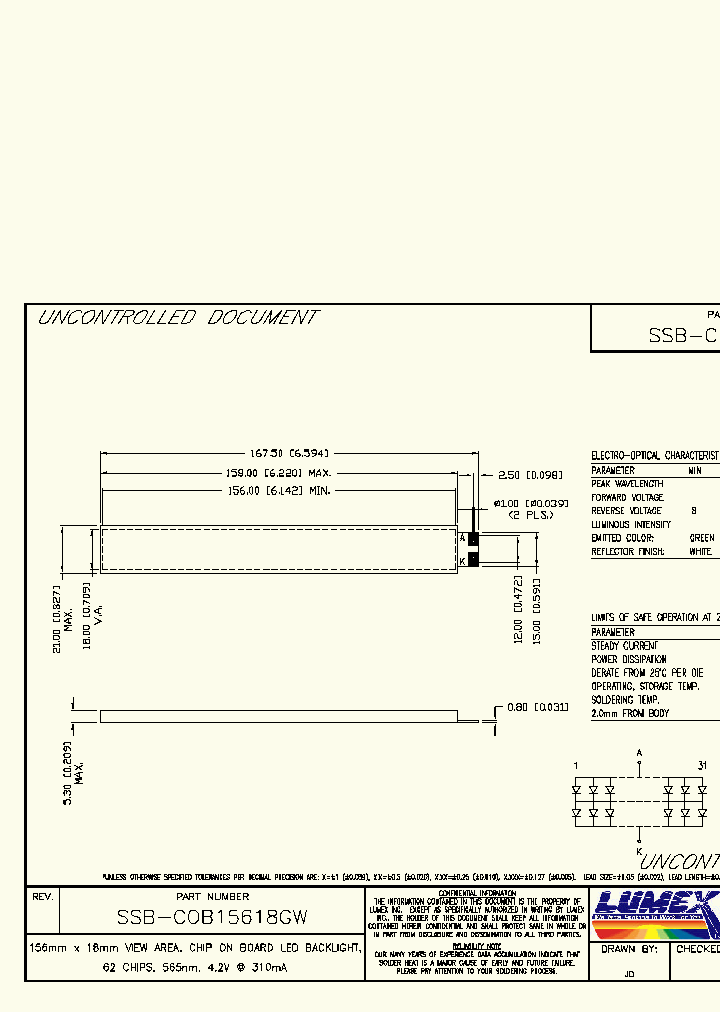 SSB-COB15618GW_2939007.PDF Datasheet