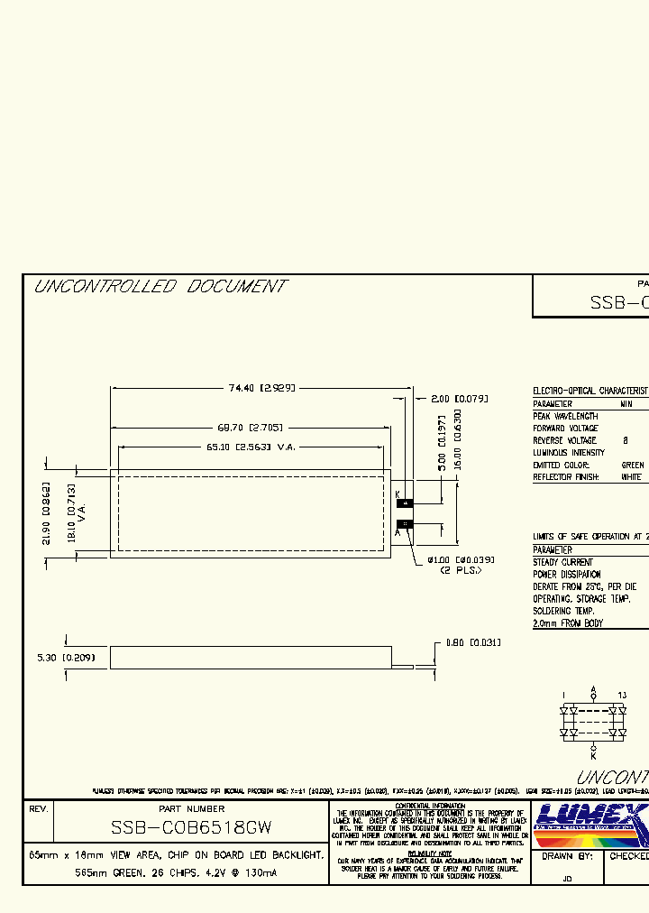 SSB-COB6518GW_2939008.PDF Datasheet