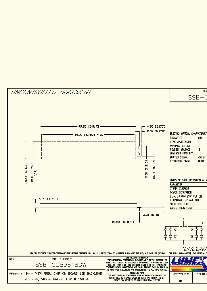 SSB-COB9618GW_2939009.PDF Datasheet