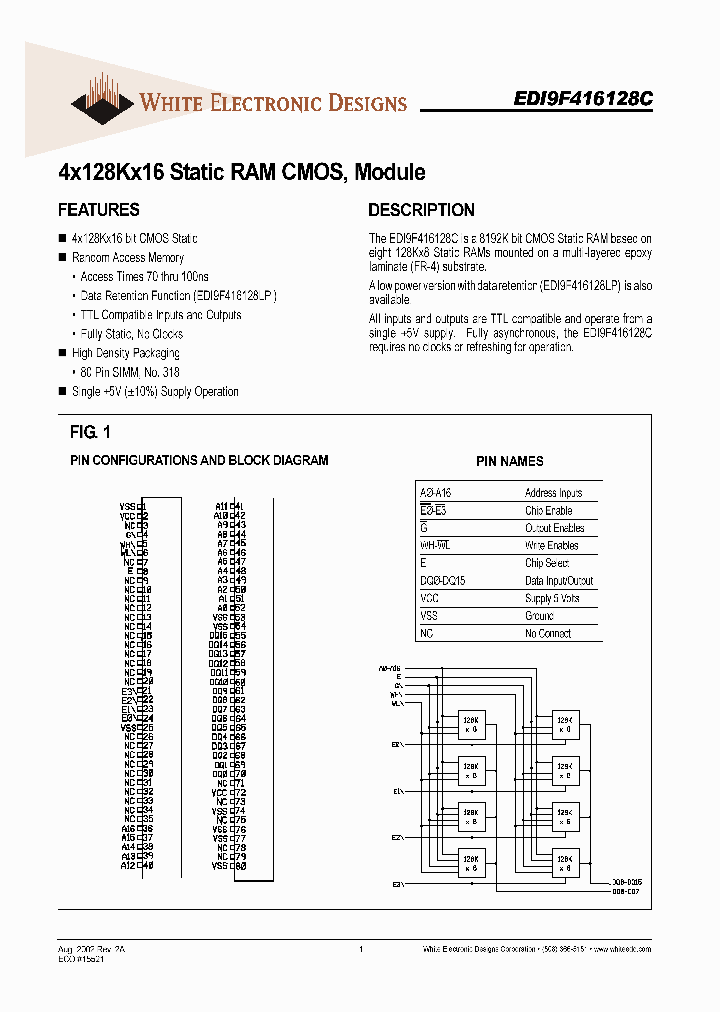 EDI9F416128C-BN_2940546.PDF Datasheet