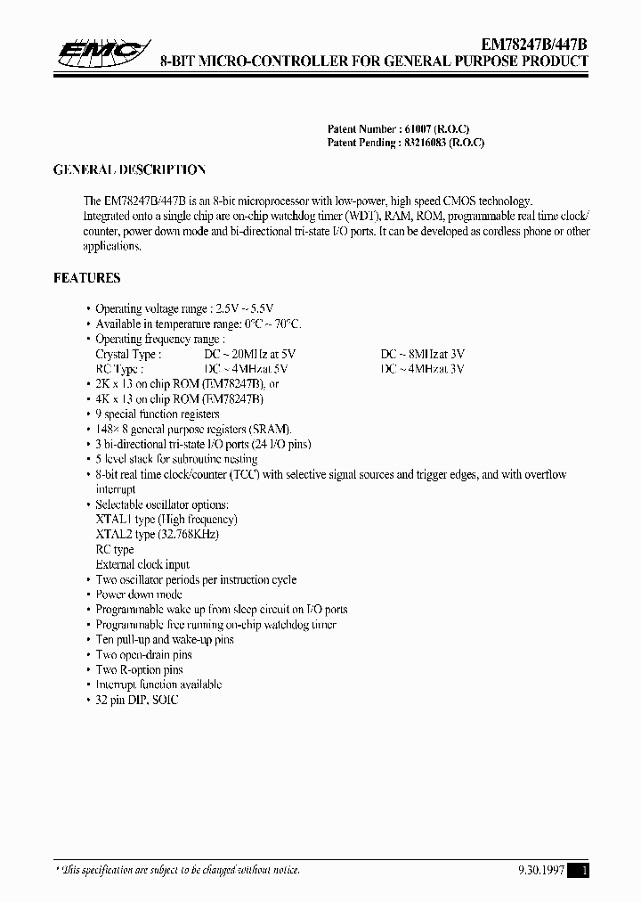 EM78447B_2940655.PDF Datasheet