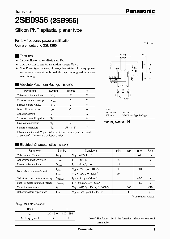 2SB956S_2941788.PDF Datasheet
