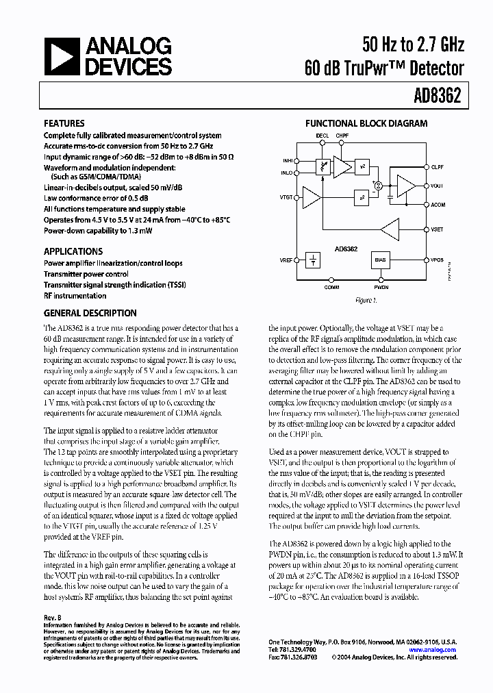 AD8362ARU-REEL7_2941535.PDF Datasheet