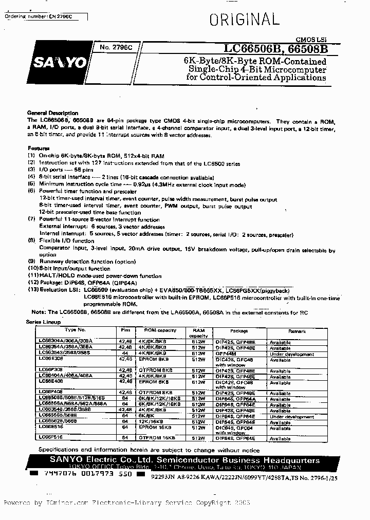 LC66508B64DIP_2944554.PDF Datasheet