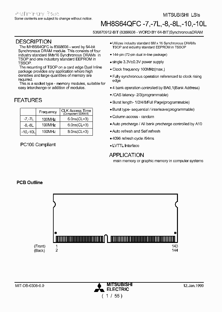 MH8S64QFC-8L_2947405.PDF Datasheet
