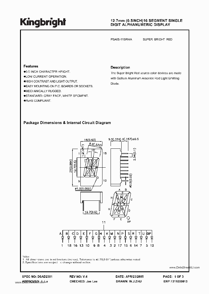 PSA05-11SRWA_2949085.PDF Datasheet