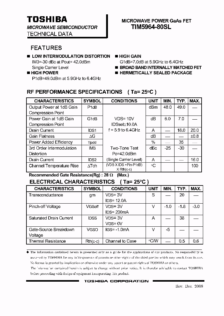 TIM5964-80SL08_2947507.PDF Datasheet