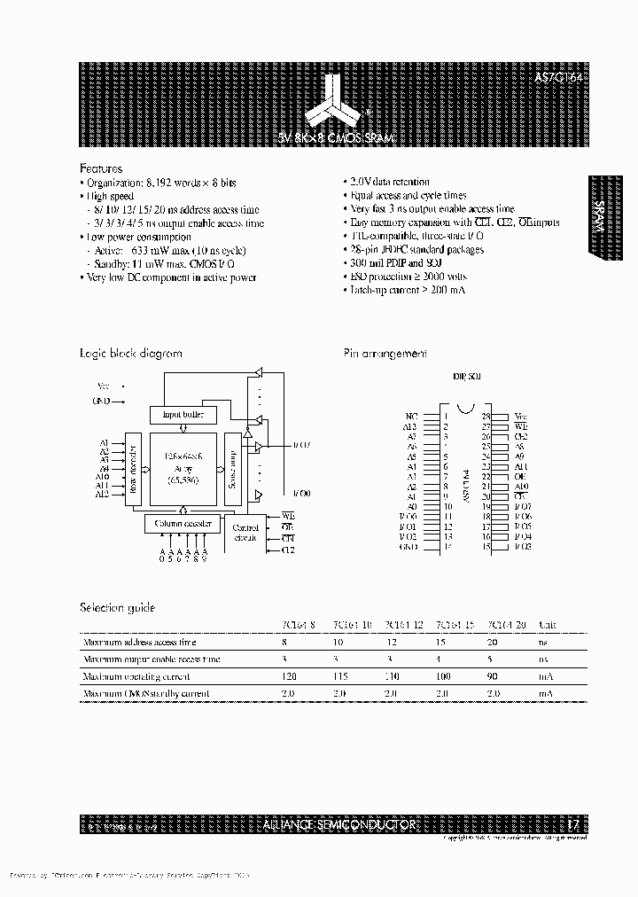 AS7C164-8JC_2947051.PDF Datasheet