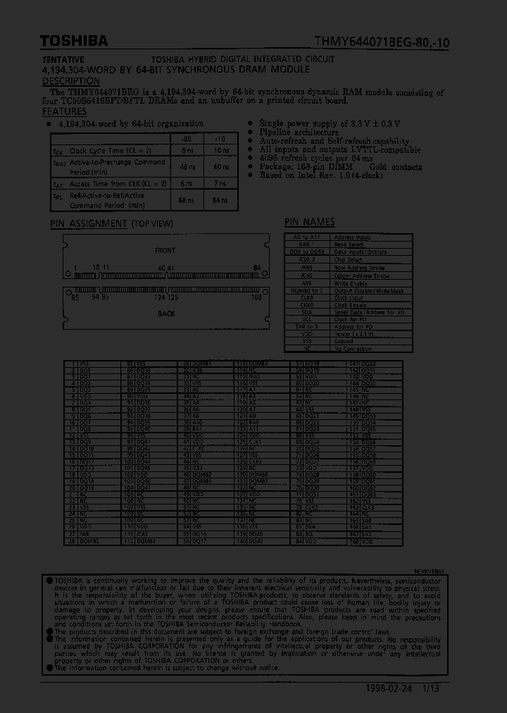 THMY644071BEG-80_2946988.PDF Datasheet