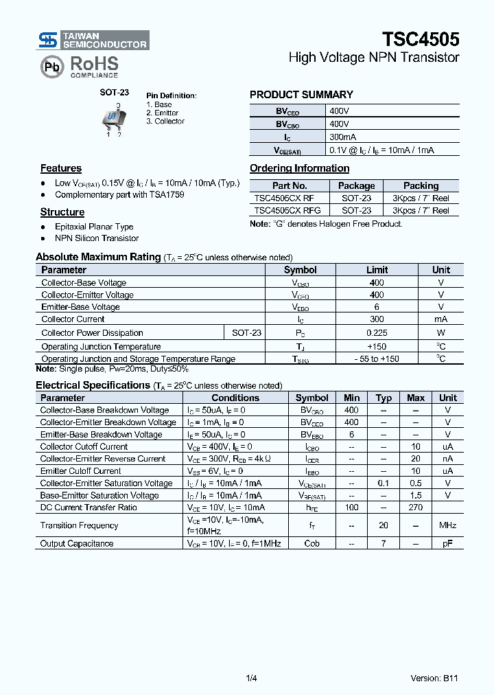 TSC4505CXRFG_2951089.PDF Datasheet