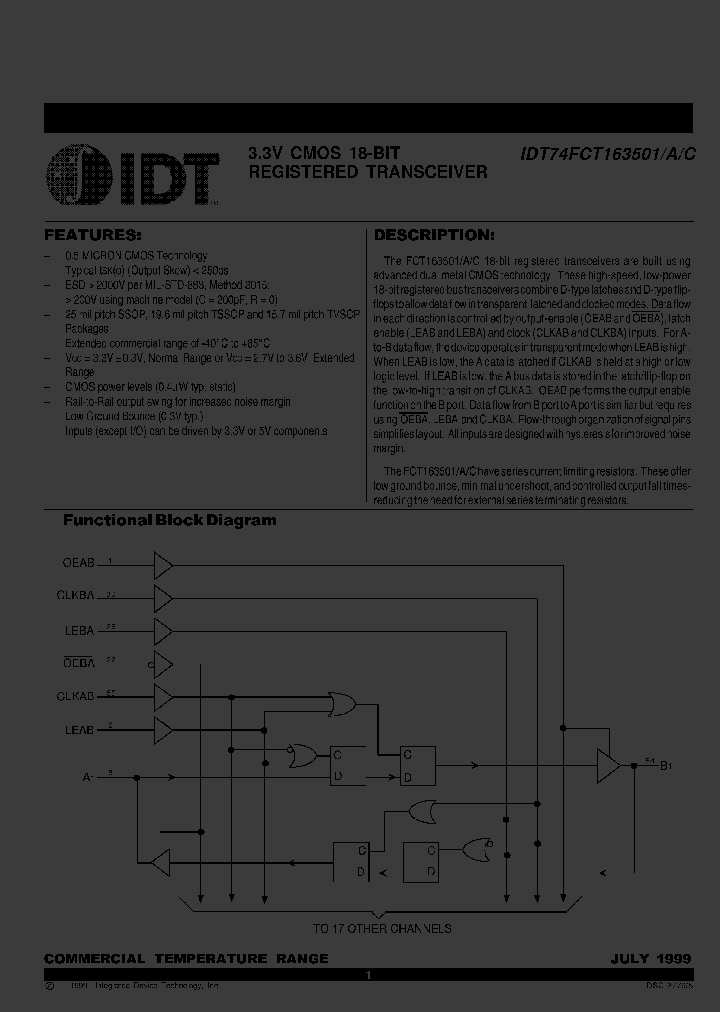 IDT74FCT163501CPA_2955142.PDF Datasheet