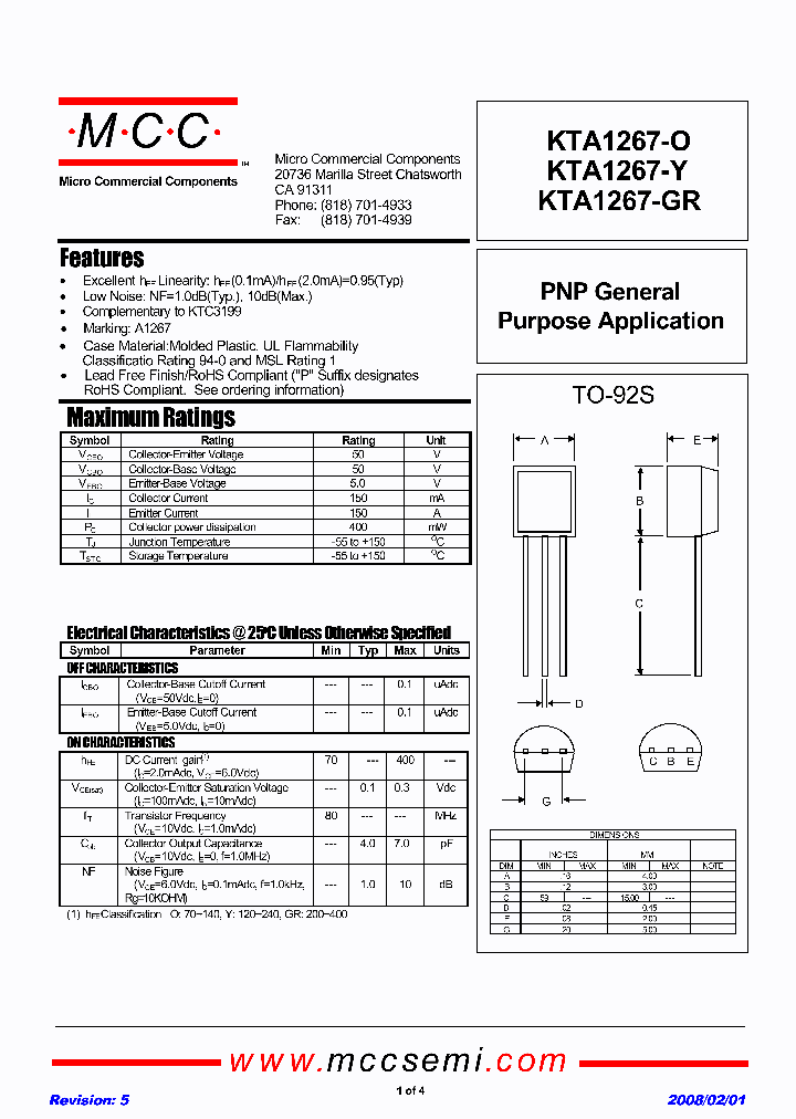 KTA1267-Y_2956148.PDF Datasheet