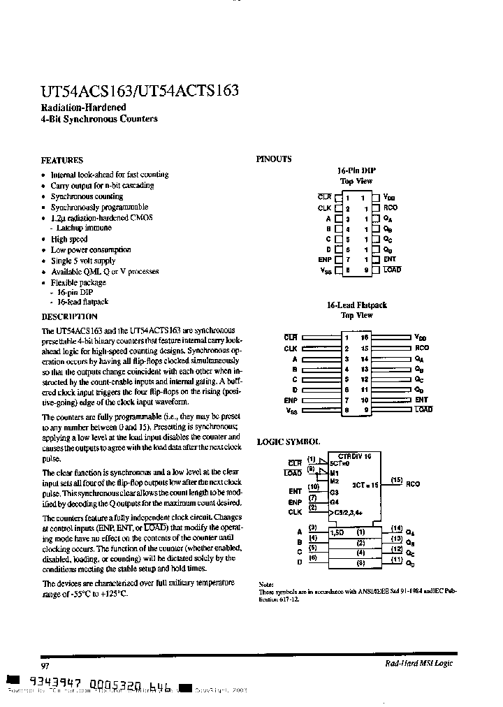 UT54ACS163-PQAH_2956841.PDF Datasheet