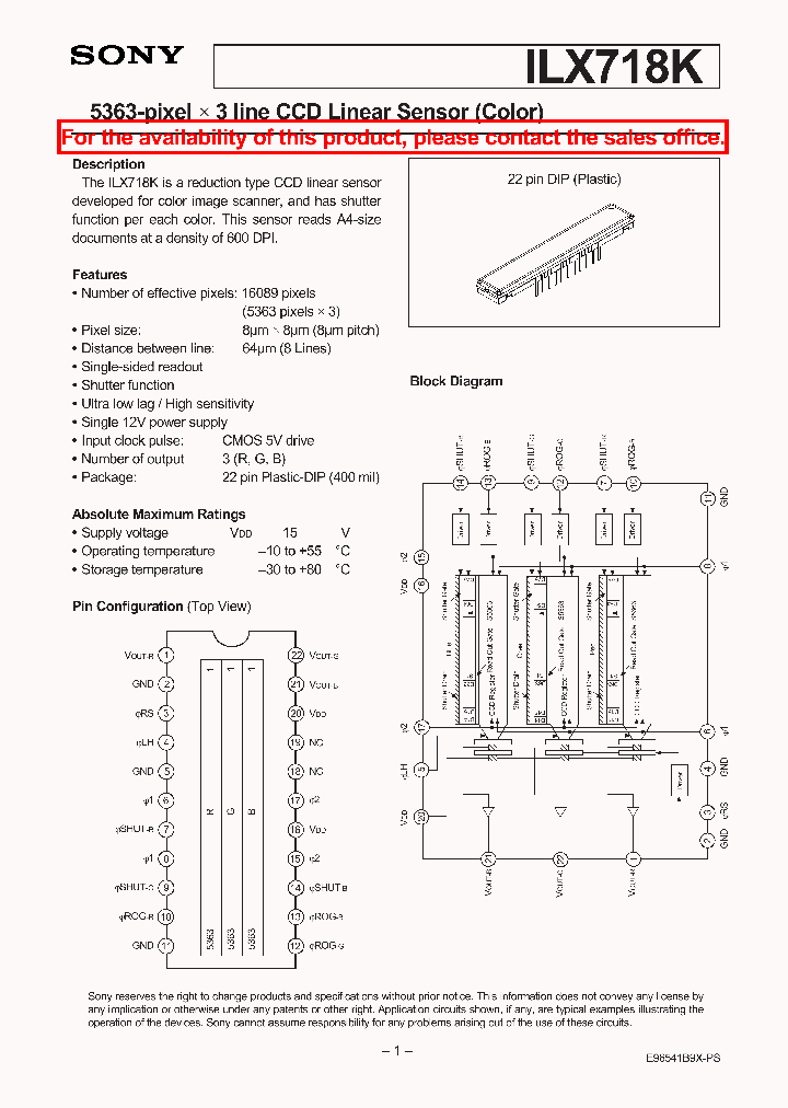 ILX718K_2958299.PDF Datasheet