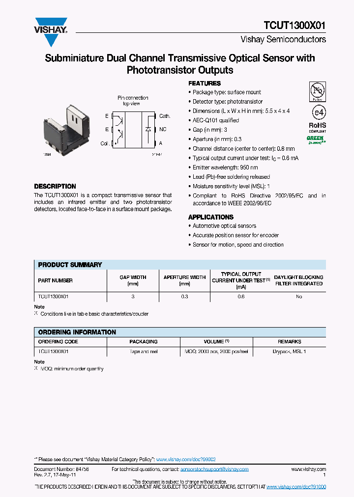 TCUT1300X01_2958637.PDF Datasheet