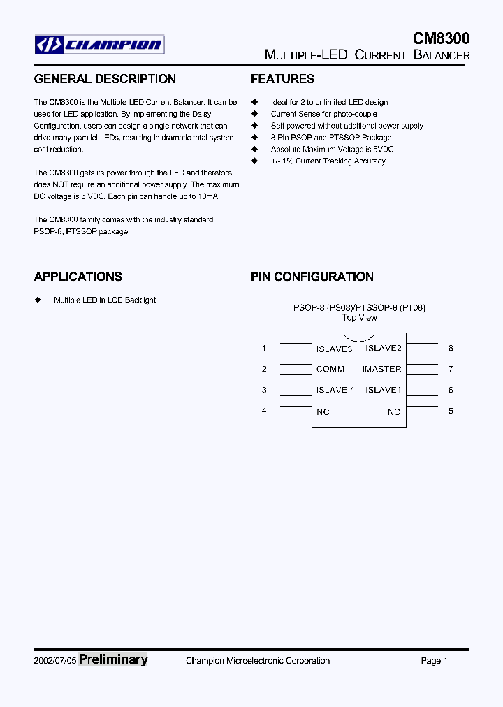 CM8300_2960569.PDF Datasheet