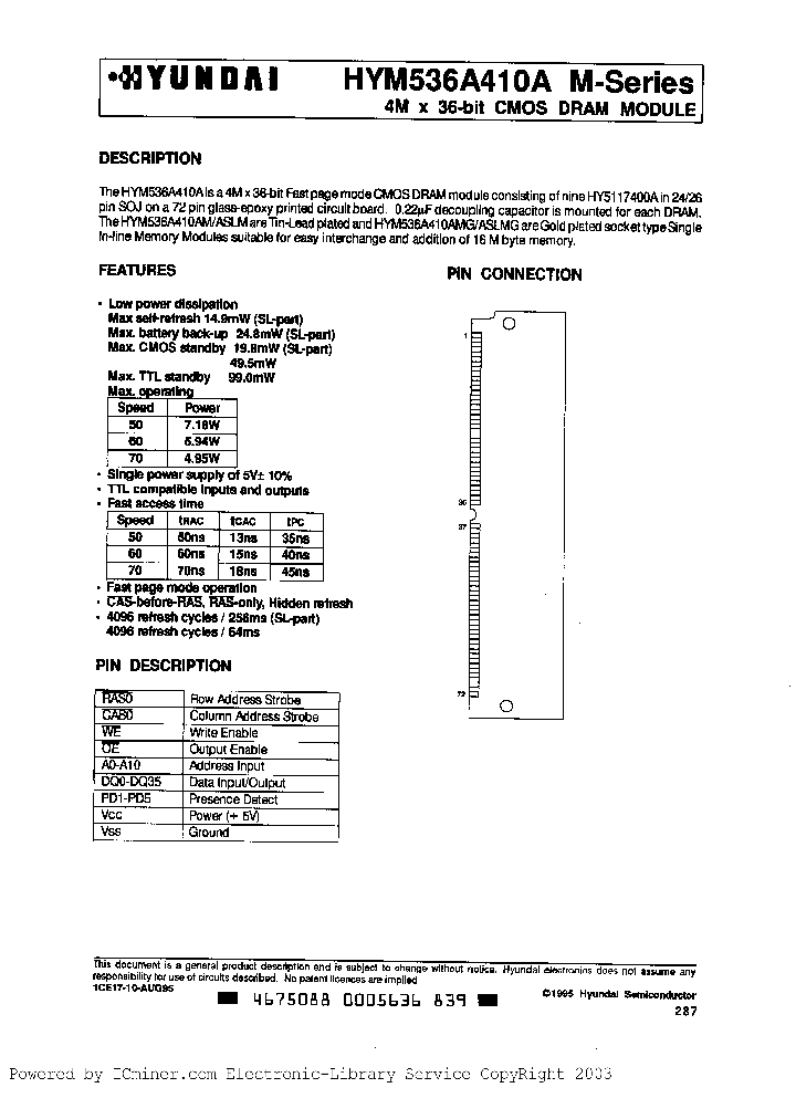 HYM536A410ASLM-50_2961096.PDF Datasheet