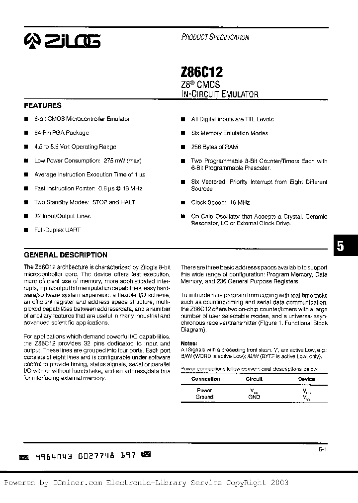 Z86C12-16GSE_2964663.PDF Datasheet