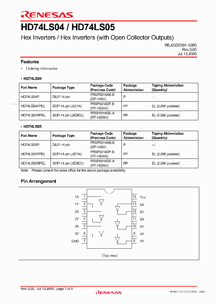 HD74LS05_2965126.PDF Datasheet