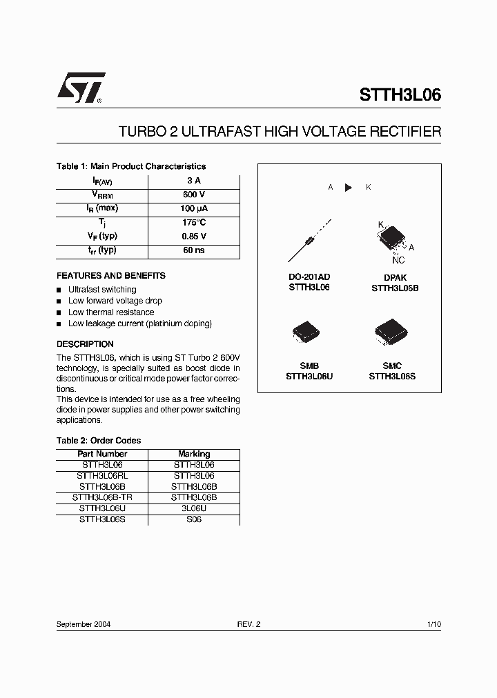 STTH3L06B-TR_2964186.PDF Datasheet