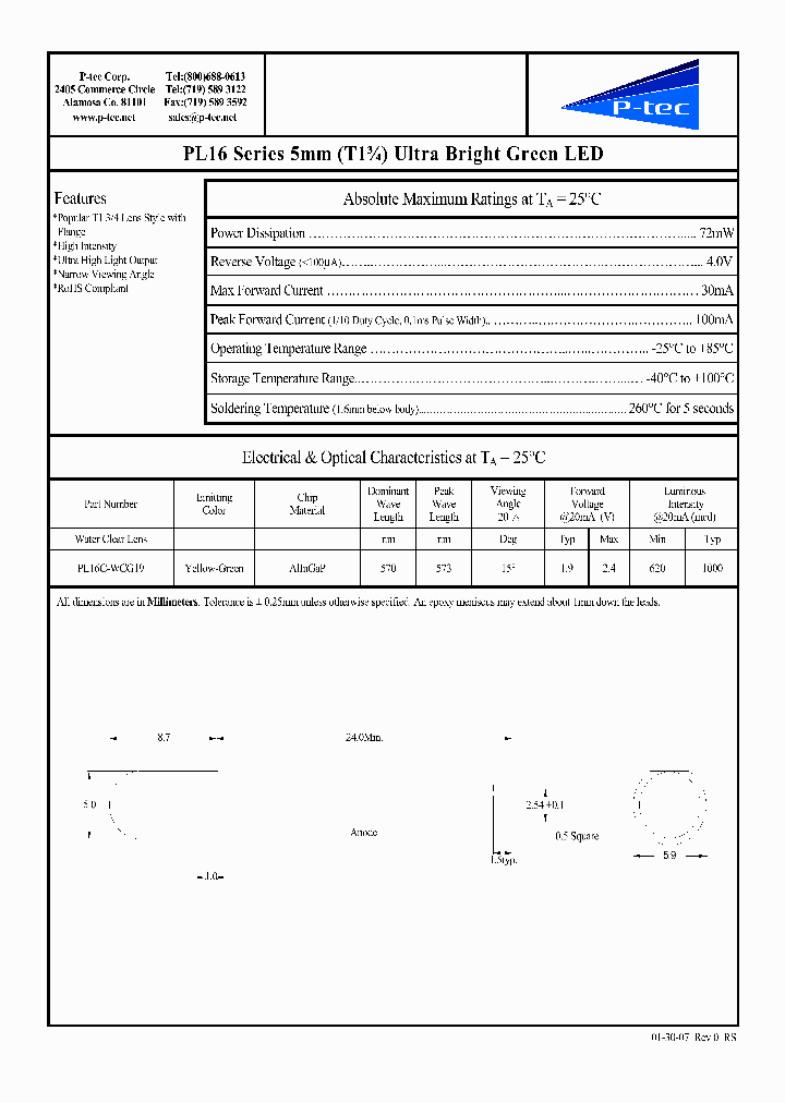 PL16C-WCG19_2965214.PDF Datasheet