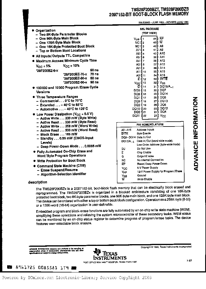 TMS28F200BZB6BDBRE_2963432.PDF Datasheet