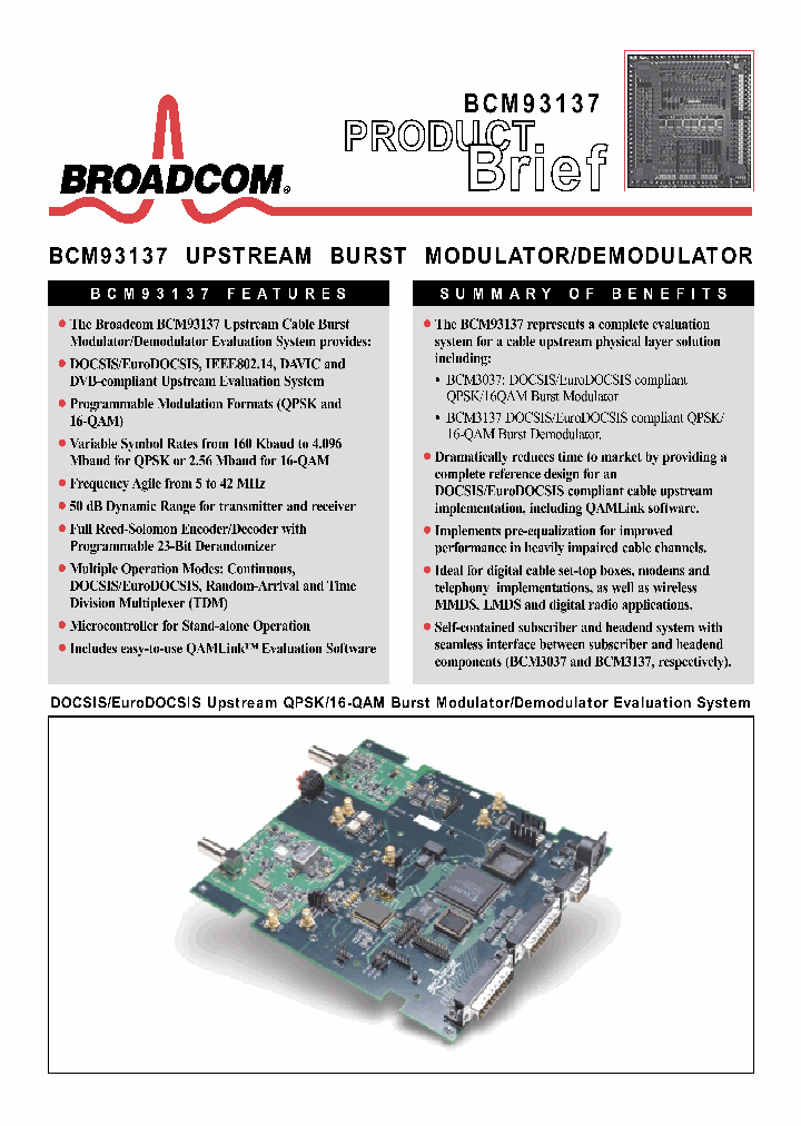 BCM93137_2967365.PDF Datasheet