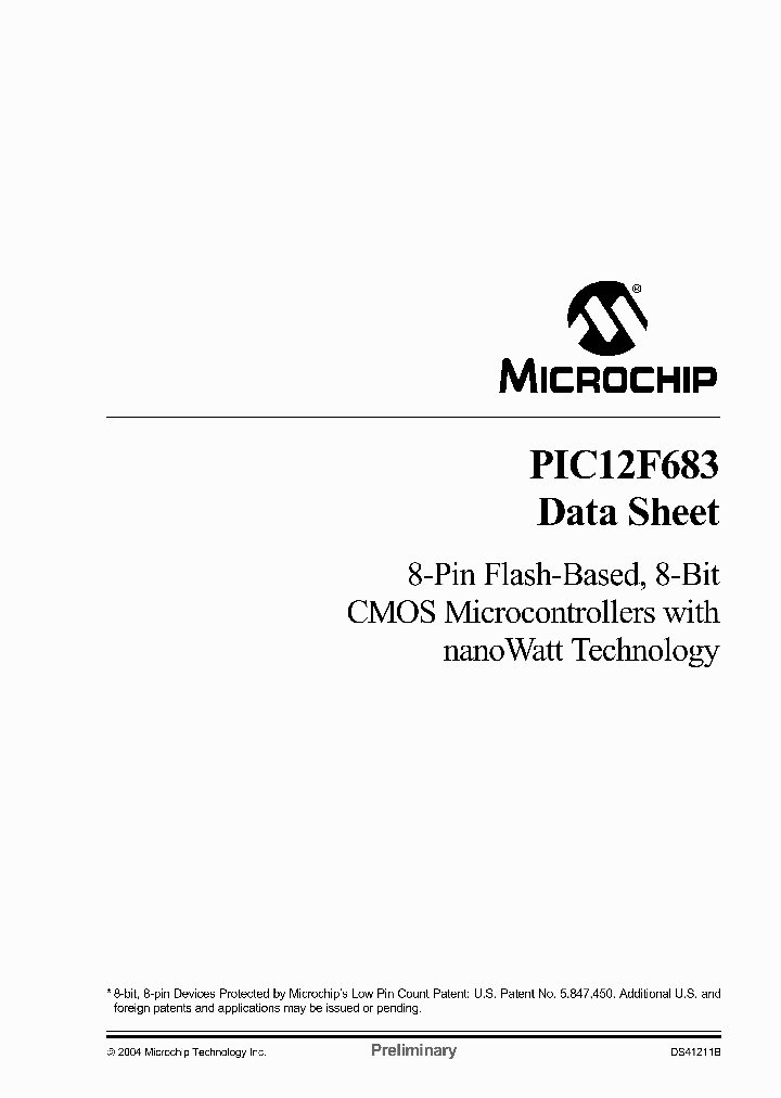 PIC12F683-ISN_2968632.PDF Datasheet