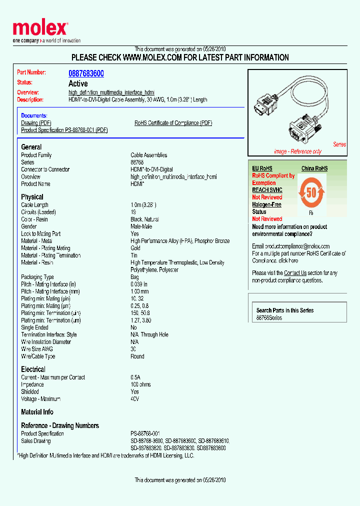 88768-3600_2968344.PDF Datasheet