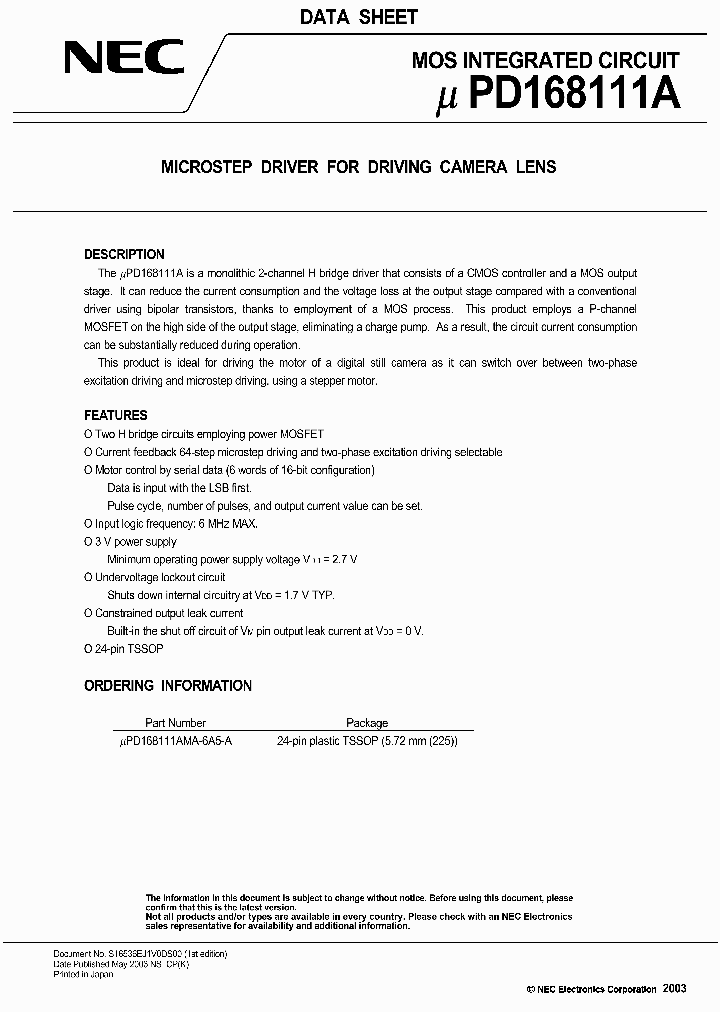 UPD168111AMA-6A5_2970856.PDF Datasheet