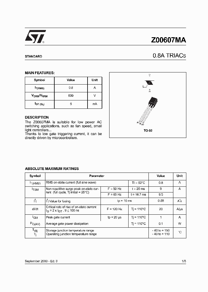 Z00607MA1BA2_2971589.PDF Datasheet