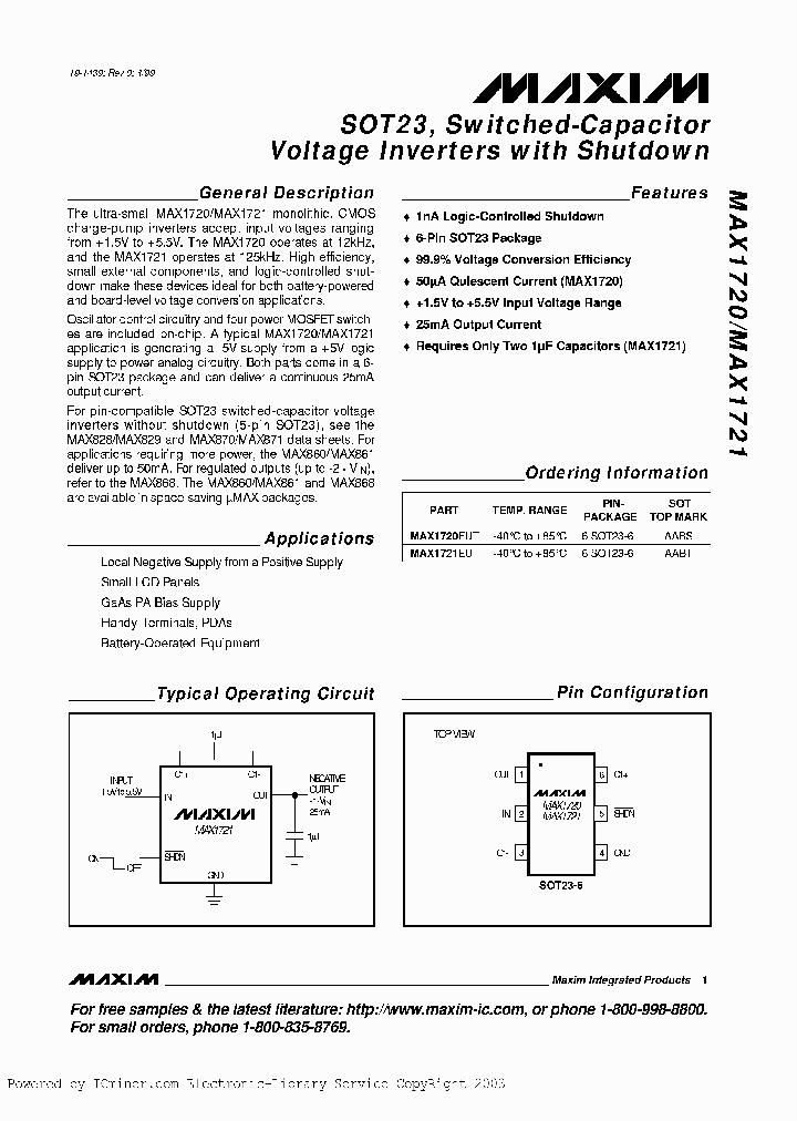 MAX17201721_2971288.PDF Datasheet