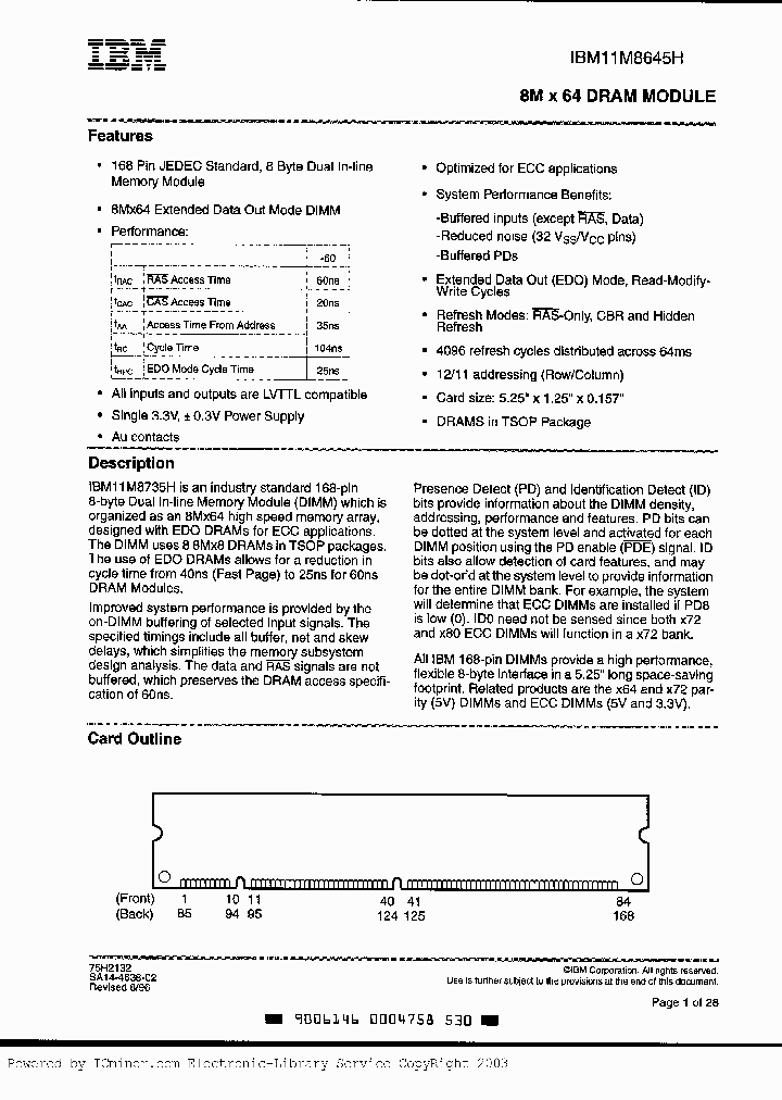 IBM11M8645HB-60_2973119.PDF Datasheet