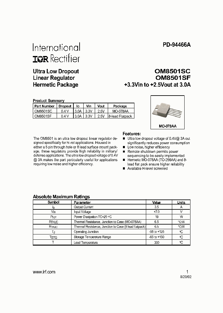 OM8501SC_2973657.PDF Datasheet