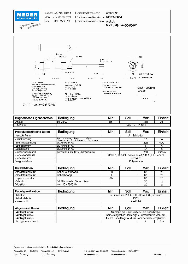 MK11-M8-1A46C-500WDE_2974085.PDF Datasheet