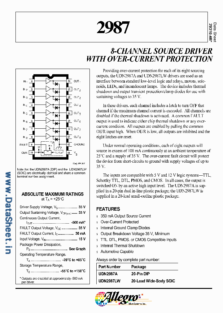 A2987_2974276.PDF Datasheet