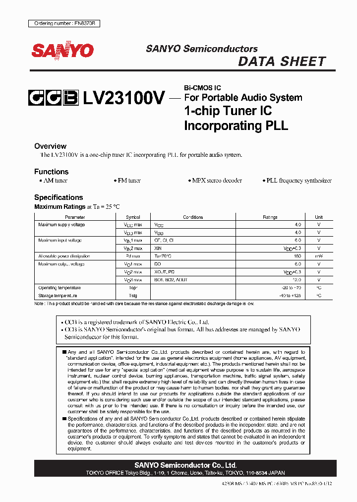 LV23100V_2974766.PDF Datasheet