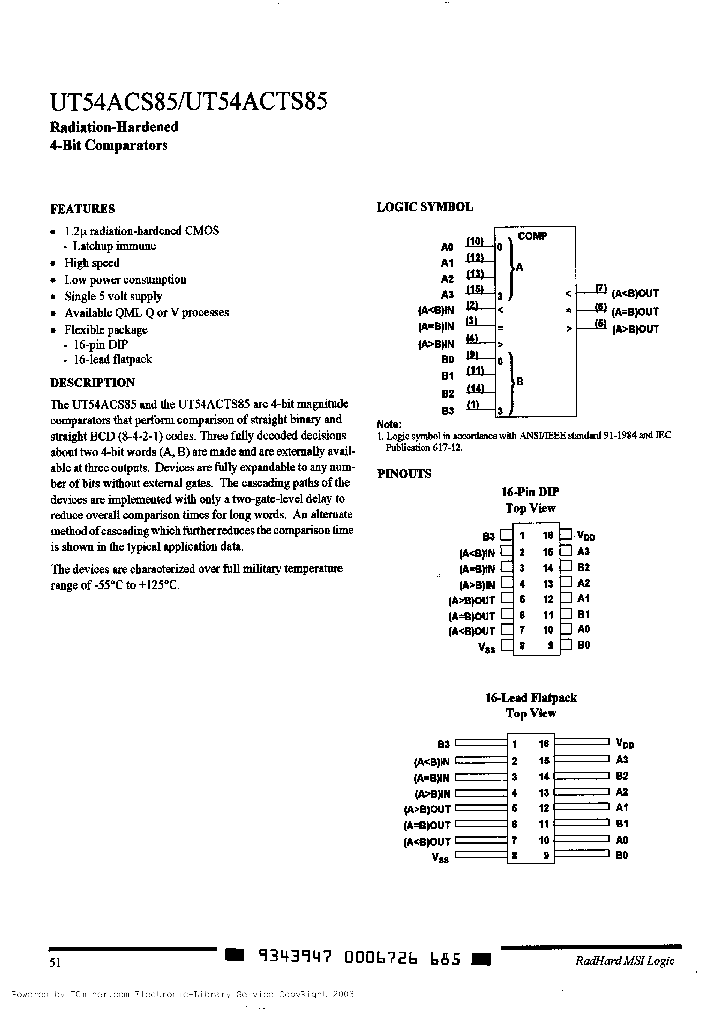 UT54ACTS85-PCX_2977306.PDF Datasheet