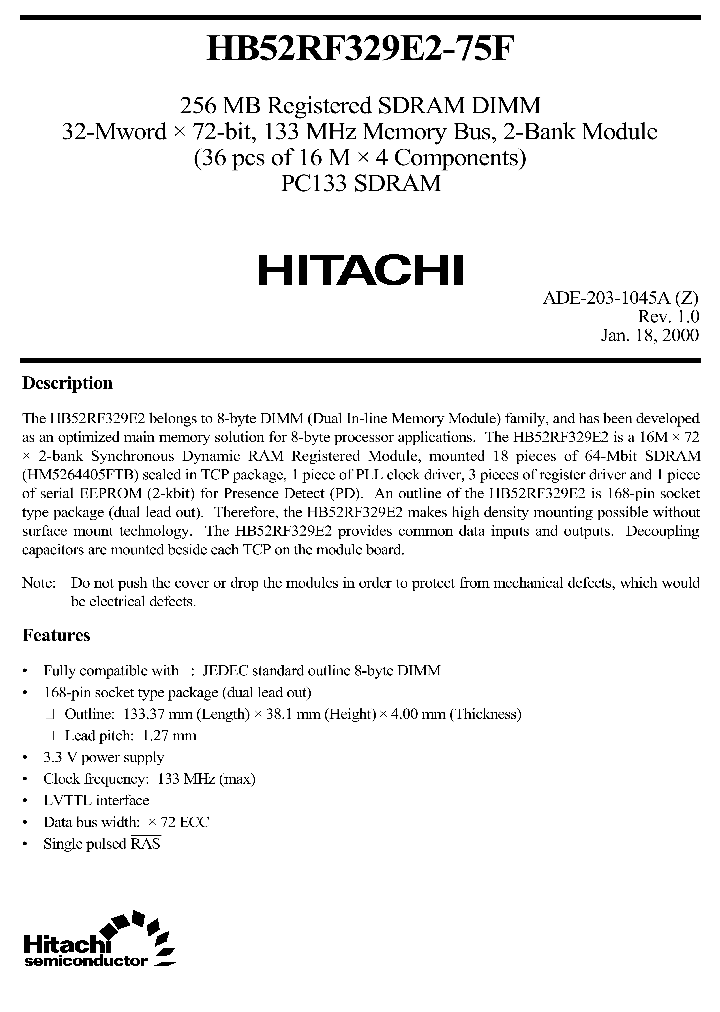 HB52RF329E2_2976345.PDF Datasheet