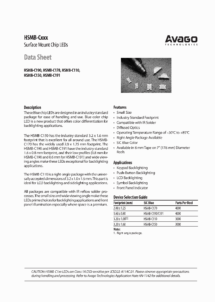 HSMB-CXXX_2977304.PDF Datasheet