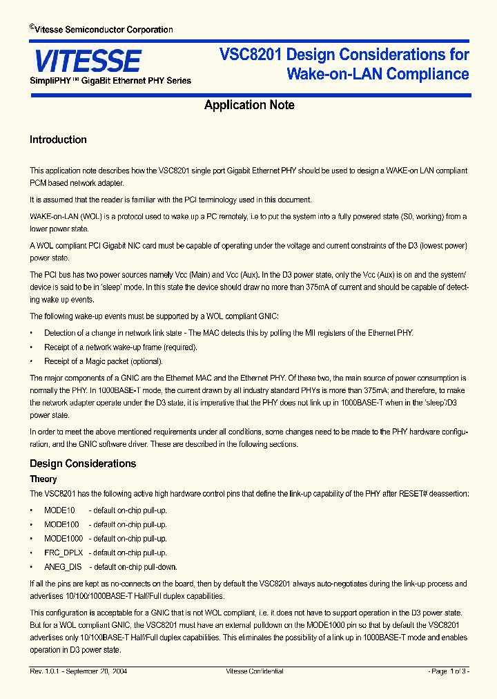 VSC8201_2978858.PDF Datasheet