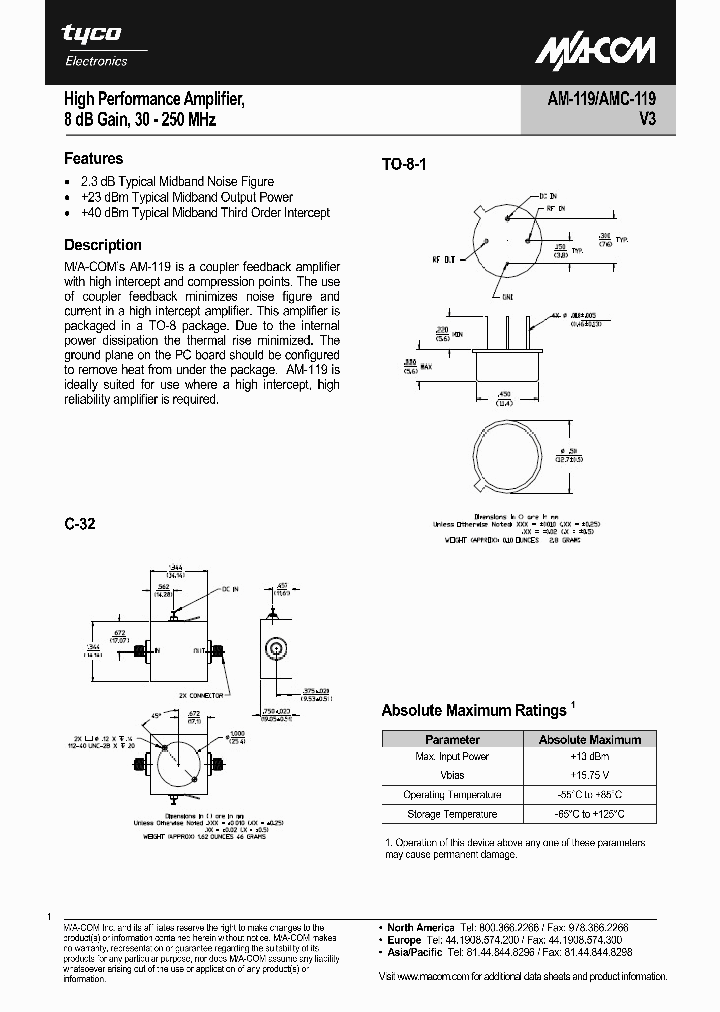 AMC-119_2979762.PDF Datasheet