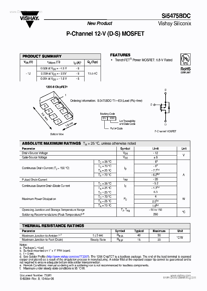 SI5475BDC_2983596.PDF Datasheet