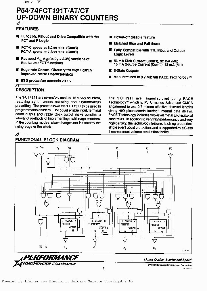 P54FCT191ATDB_2983933.PDF Datasheet