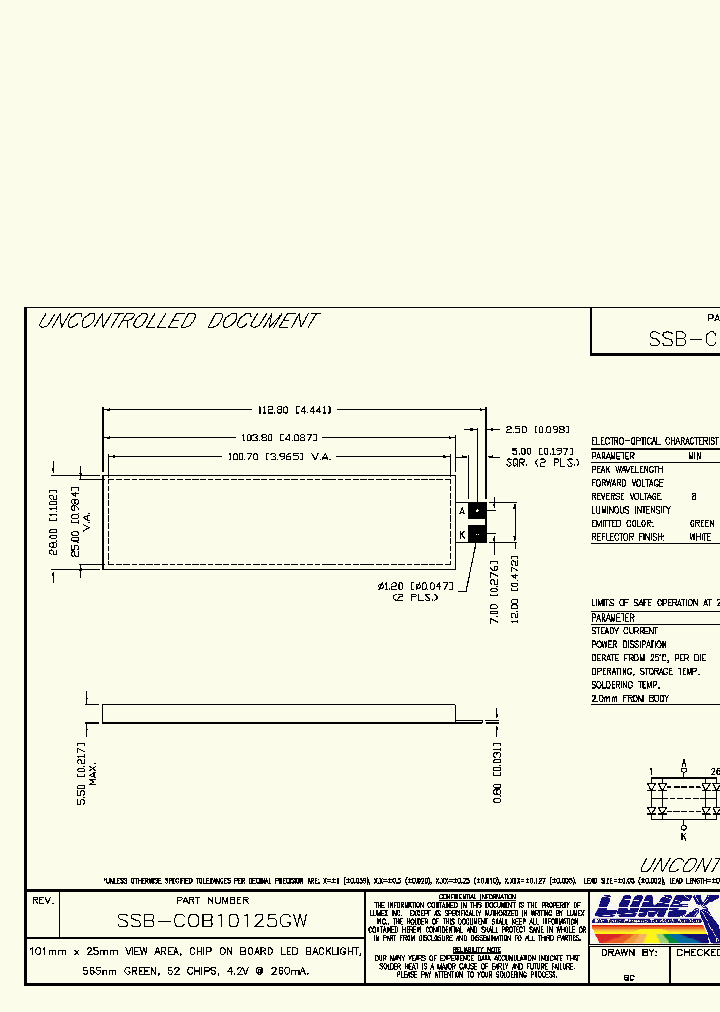 SSB-COB10125GW_2985990.PDF Datasheet