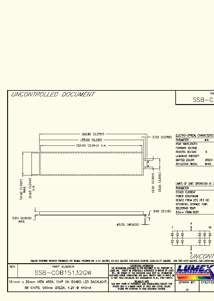 SSB-COB15132GW_2987238.PDF Datasheet