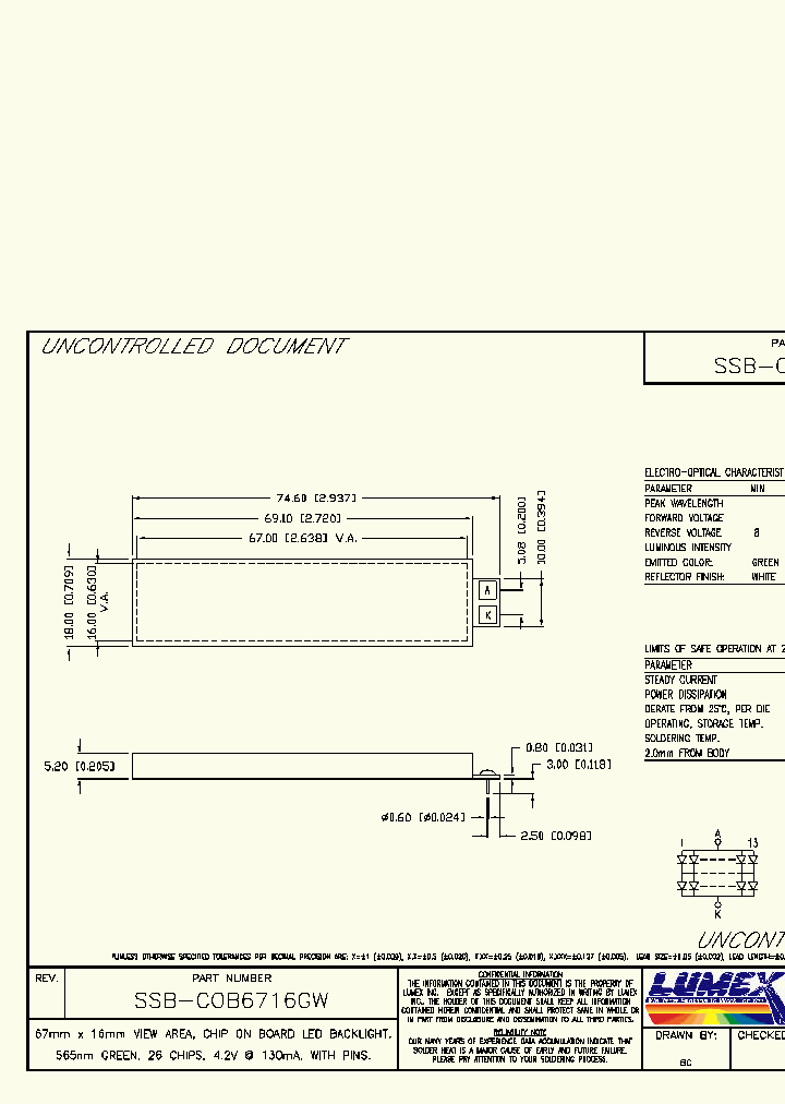 SSB-COB6716GW_2986784.PDF Datasheet