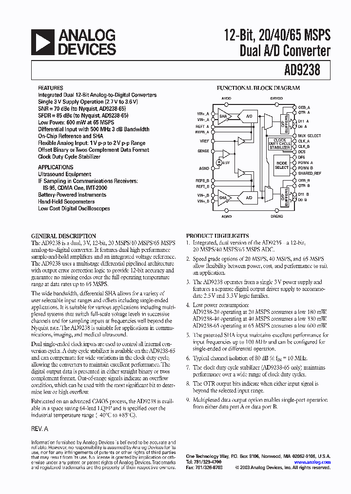 AD9238BSTRL-20_2988451.PDF Datasheet