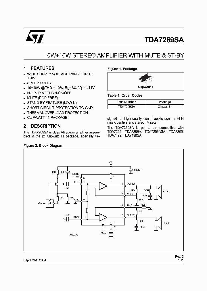 TDA7269SA_2989011.PDF Datasheet