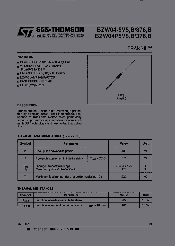 BZW04P19B_2989116.PDF Datasheet